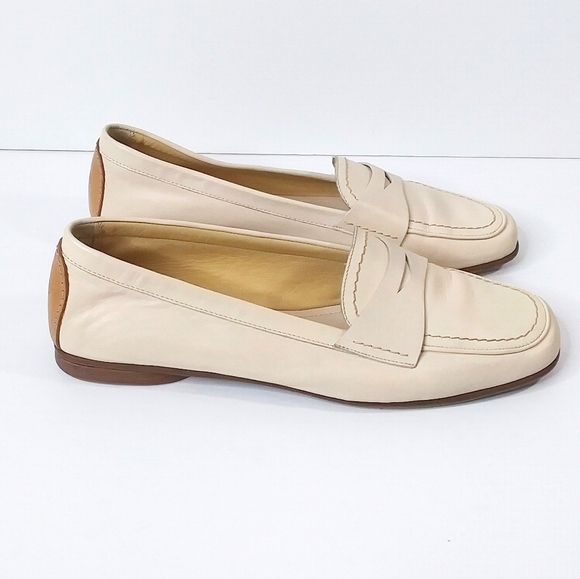 Coach Shari Leather Penny Loafers Made In Italy 8B - Picture 3 of 11